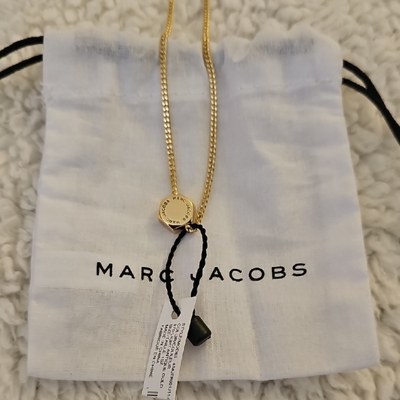 Marc Jacobs Bolt Gold Necklace, NWT - Picture 1 of 3